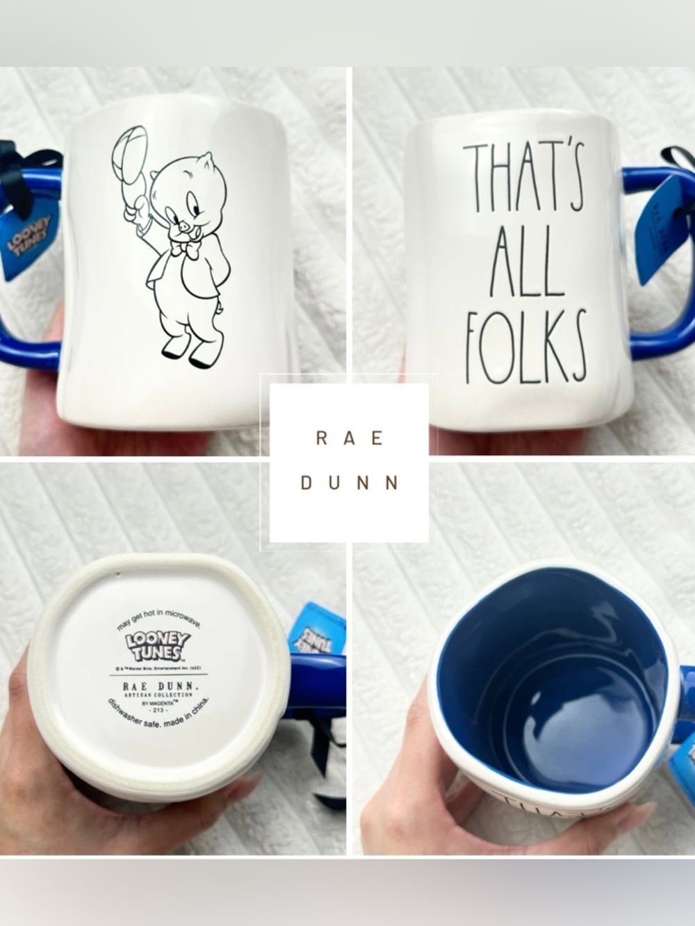 Rae Dunn Looney Tunes That’s All Folks Mug